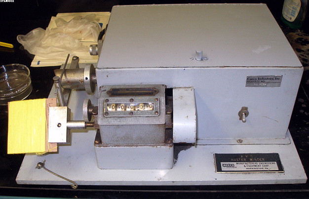 MANUFACTURERS EINGINEERING Card winder,